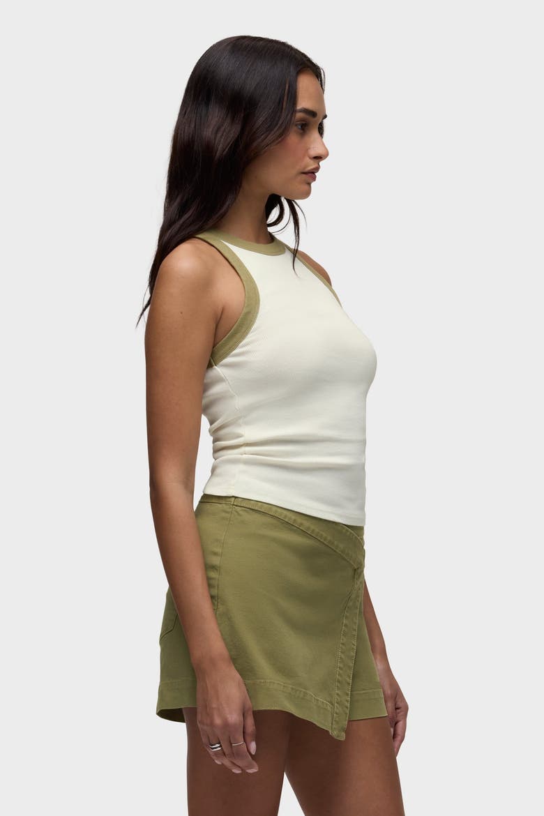 Ribbed Racer Tank, Alternate, color, CANNOLI HERB