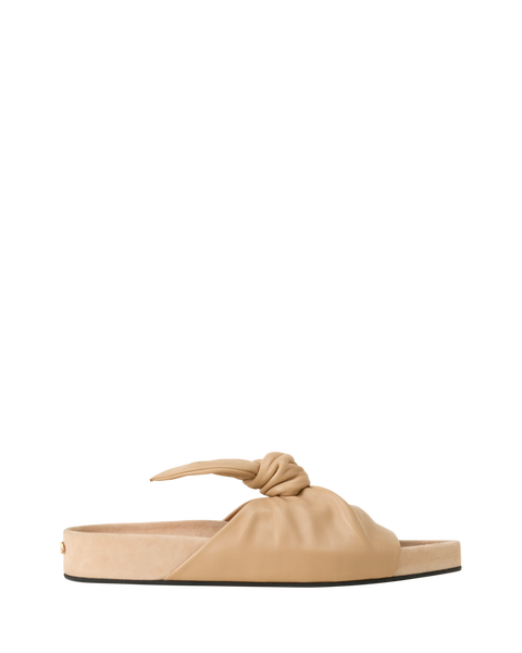Cocoon Flat Leather Mule