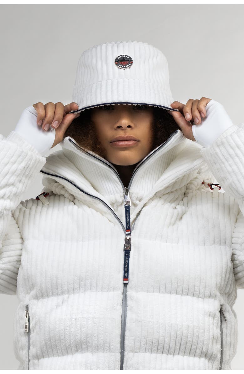 Malibu Ski Club Pistebasher Bucket Hat, Alternate, color, White