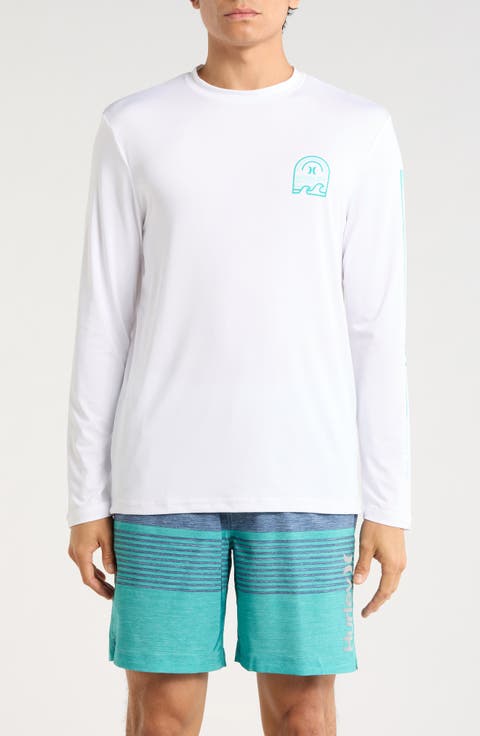 Logo Wave Long Sleeve Rashguard