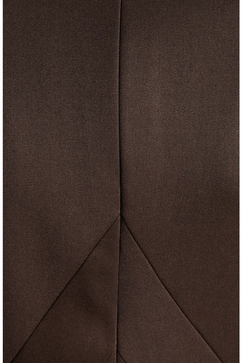 Wool Sleeveless Mock Neck Minidress, Alternate, color, COFFEE