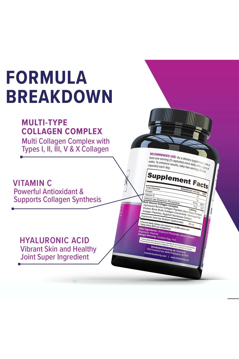 Multi Collagen Capsules, Alternate, color, 180ct