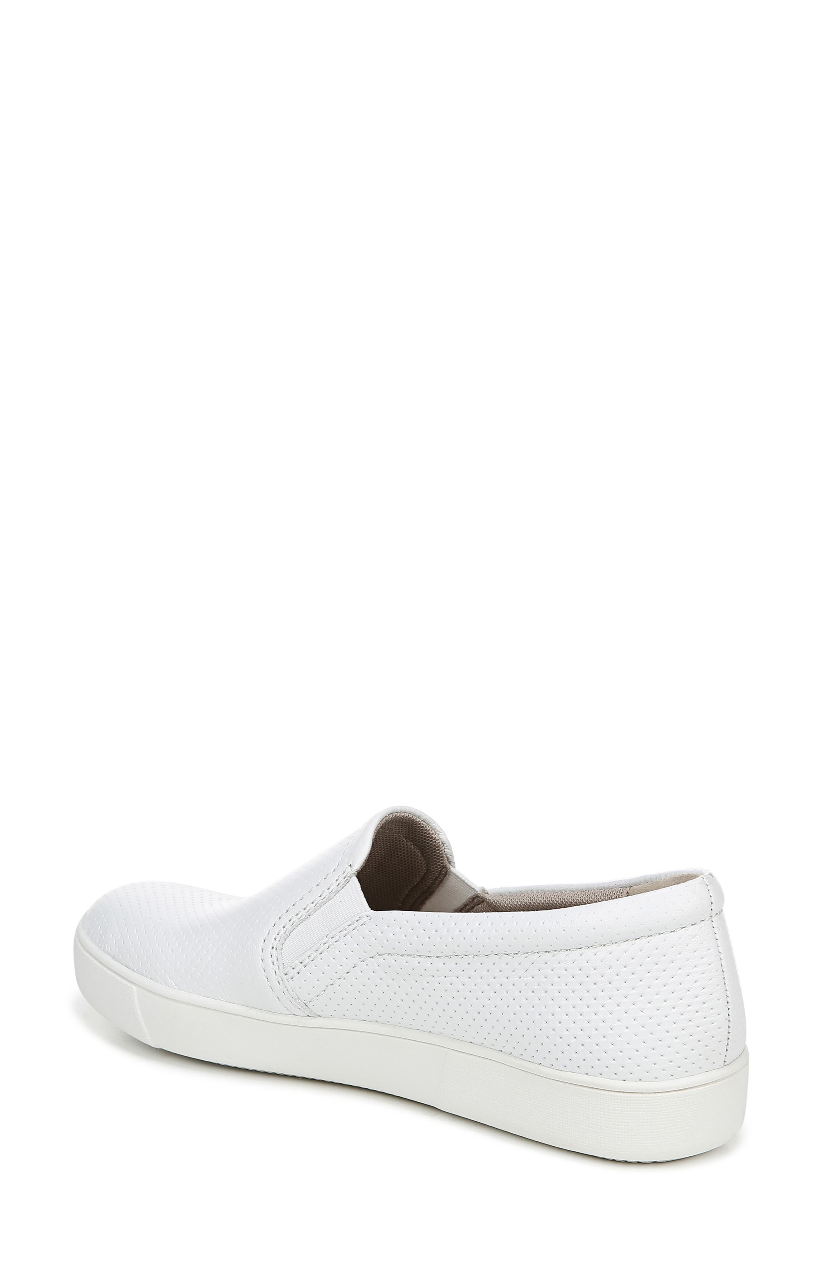 Naturalizer Marianne Slip-On Sneaker, Alternate, color, White Perforated Leather
