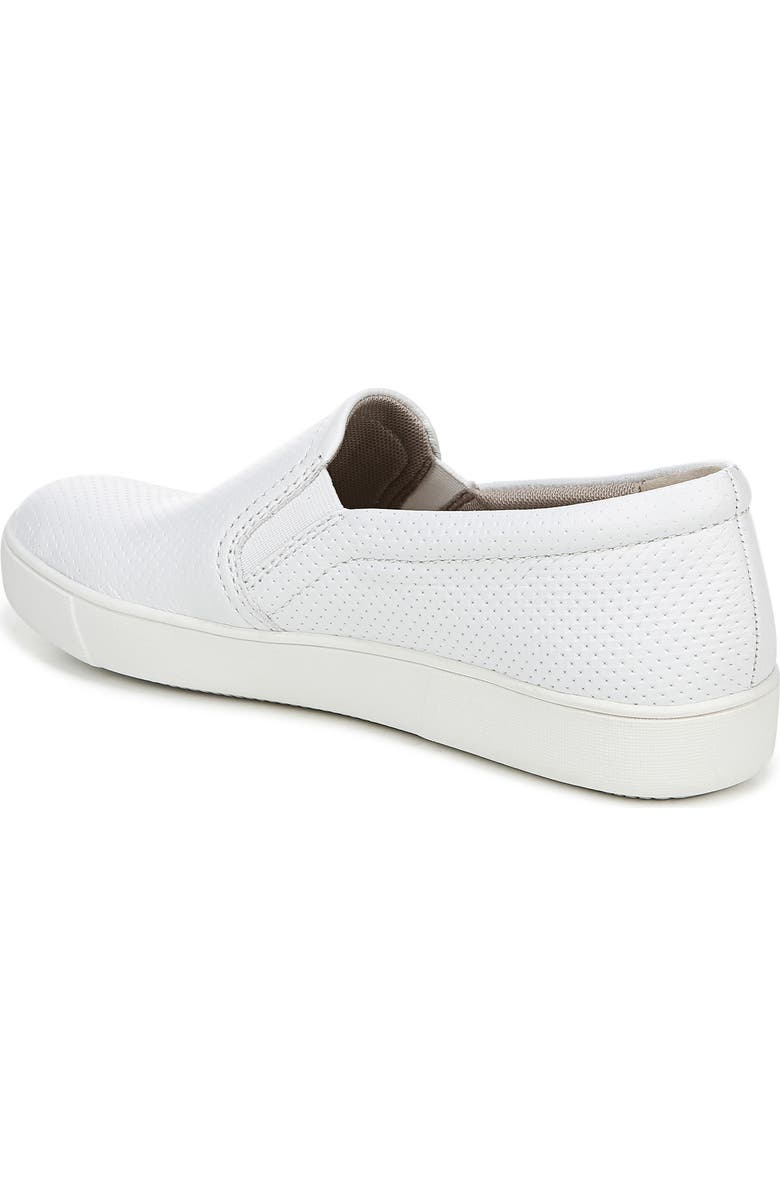 Naturalizer Marianne Slip-On Sneaker, Alternate, color, White Perforated Leather