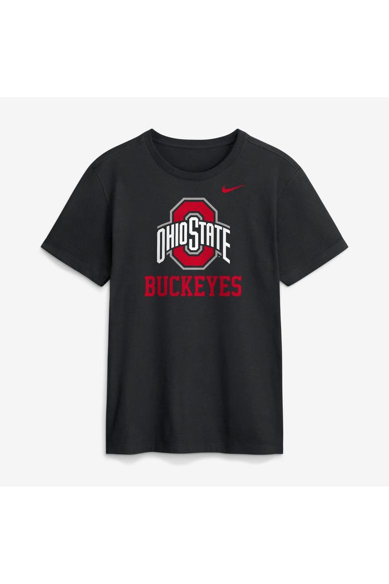 Men's Nike  Black Ohio State Buckeyes Primetime Logo Mantra T-Shirt, Main, color, Black