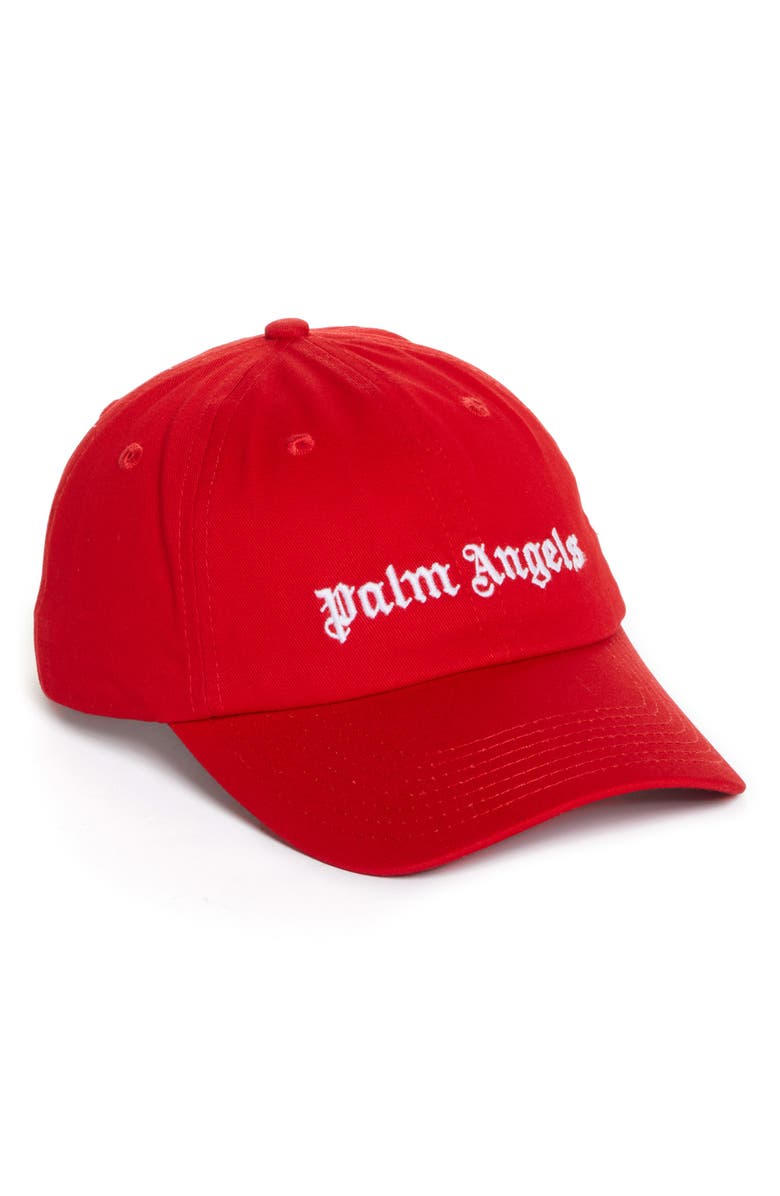 Palm Angels Classic Logo Baseball Cap, Main, color,