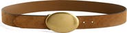 Madewell Oval Buckle Suede Belt
