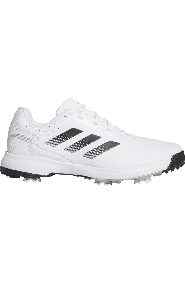 adidas Traxion Response Spikeless Golf Shoe, Alternate, color, White/ Black
