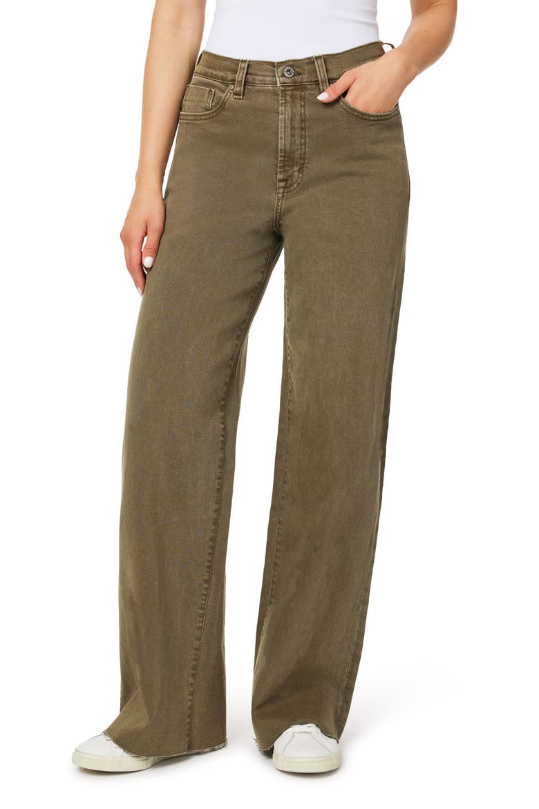 Carla High Waist Wide Leg Jeans, Main, color, BEECH