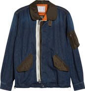 Sacai Mixed Media Blouson Jacket