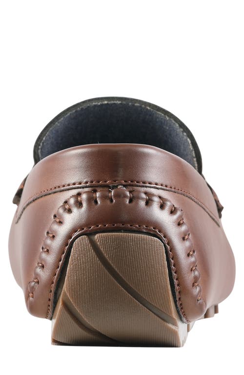 Tommy Hilfiger Attle Driver Loafer In Medium Brown