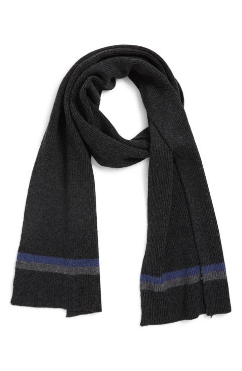 Tipped Wool and Cashmere Scarf