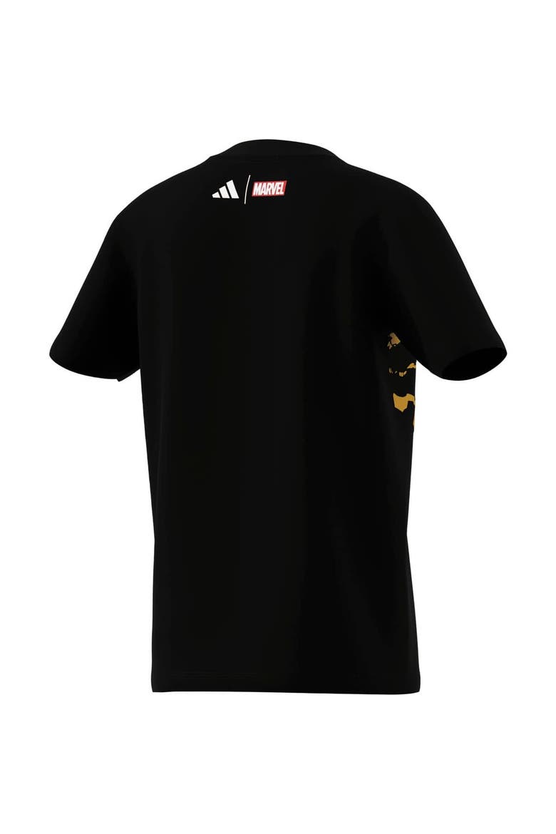 Youth adidas  Black Real Madrid x Marvel Graphic T-Shirt, Alternate, color, Black