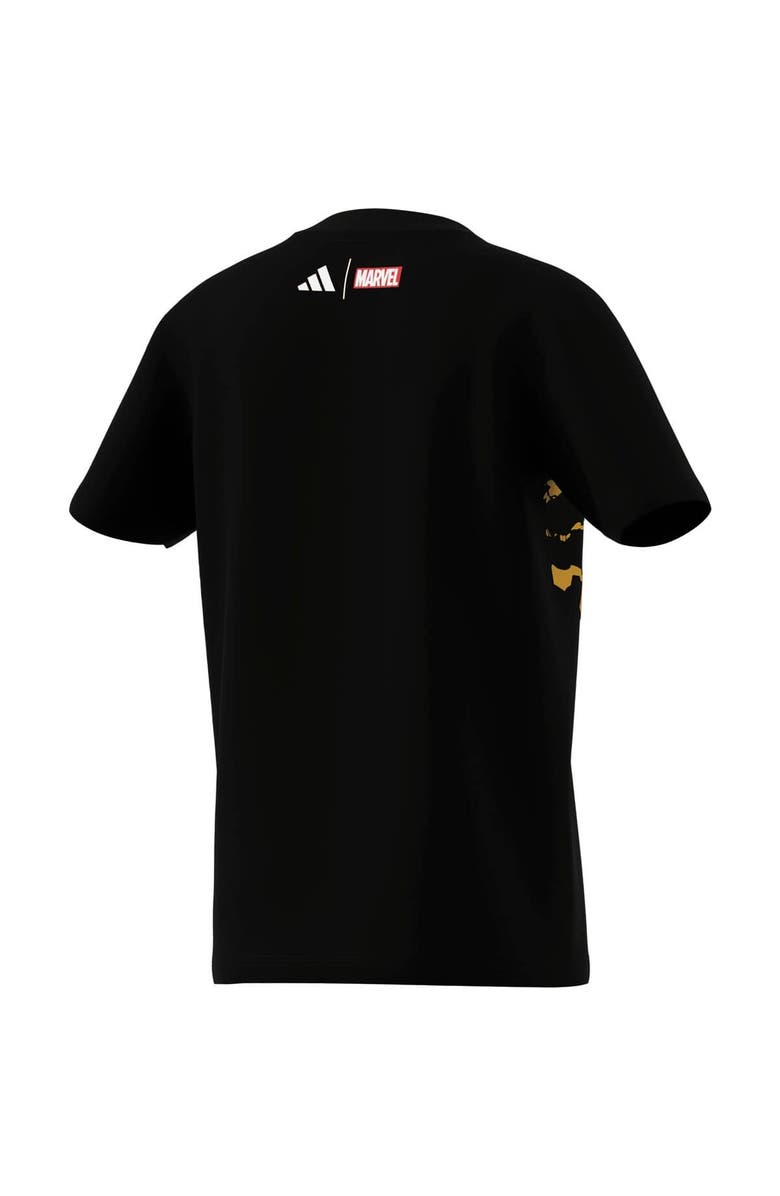 adidas Youth adidas  Black Real Madrid x Marvel Graphic T-Shirt, Alternate, color, Black
