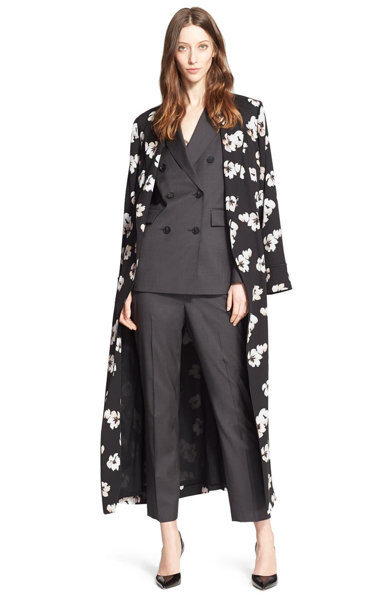 Nordstrom Signature and Caroline Issa Double Breasted Wool Suiting Jacket, Alternate, color, 