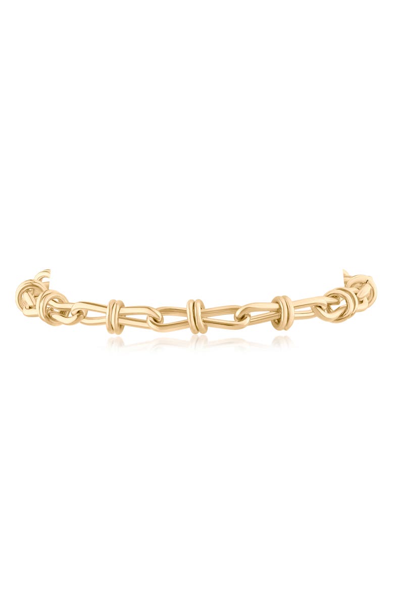 JARDIN Knotted Chain Bracelet, Main, color, Gold