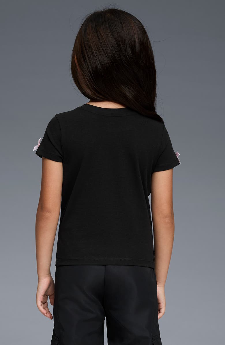 PUMA Kids' Bow Society Stretch Cotton T-Shirt, Alternate, color,