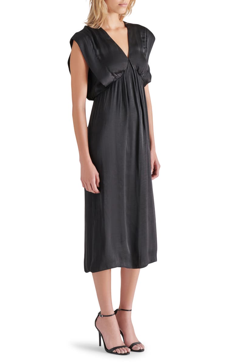 Steve Madden Satin Babydoll Dress, Alternate, color, 