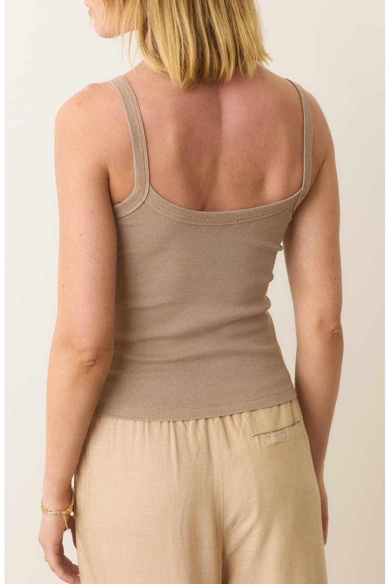 Lexi Sun-In Crop Rib Camisole, Alternate, color, MOCHA