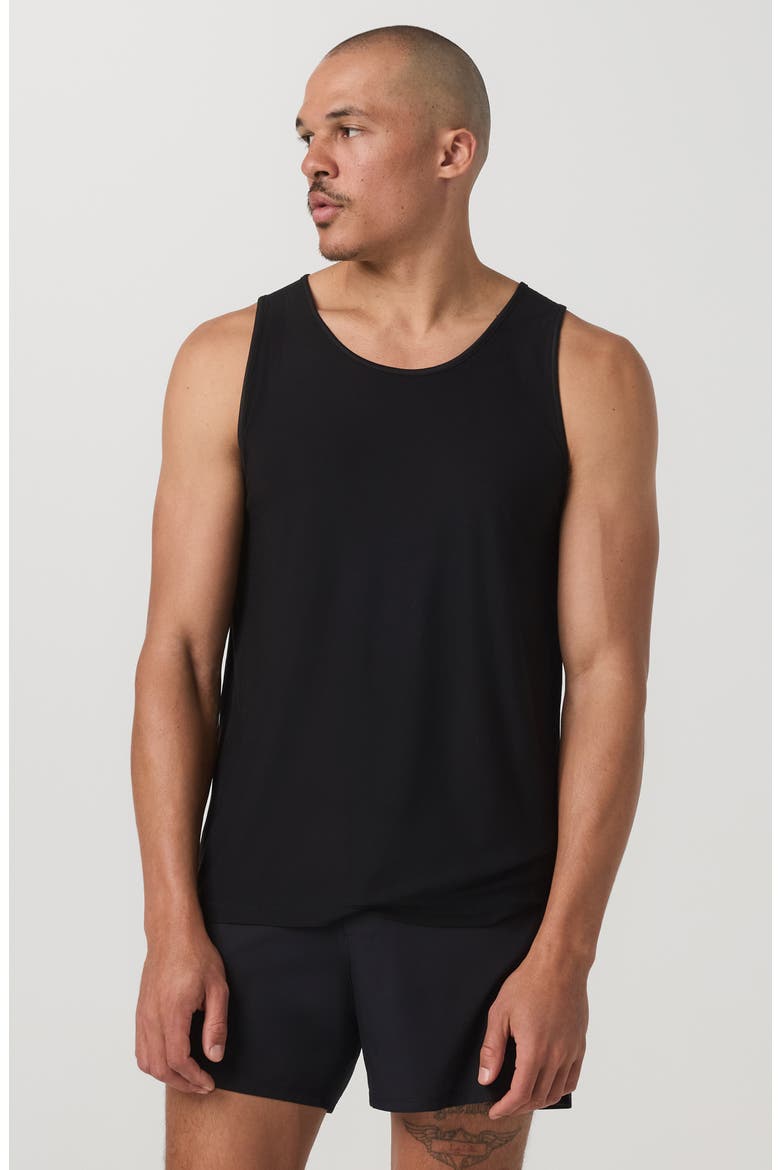 Strato Tech Tank, Alternate, color, BLACK