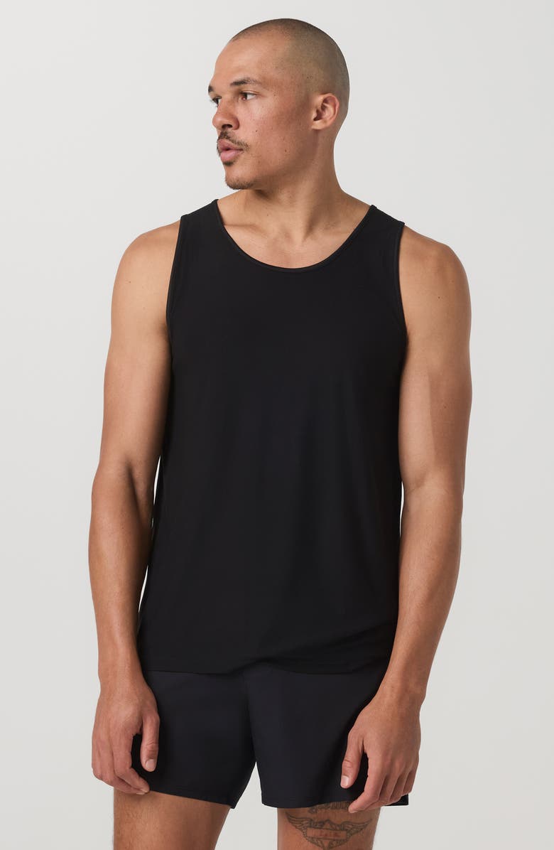 Vuori Strato Tech Tank, Alternate, color, Black