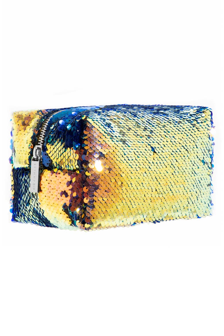 Sassy Sequin Makeup Bag, Alternate, color, NO COLOR