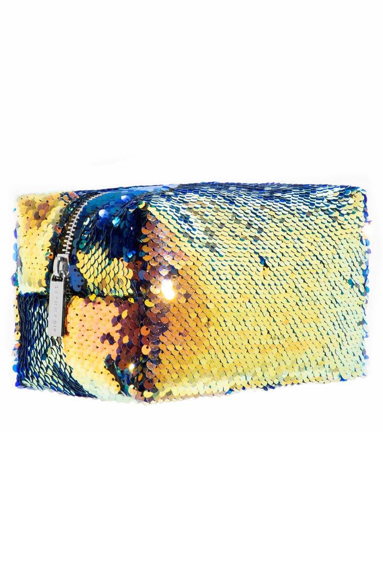 Skinnydip Sassy Sequin Makeup Bag, Alternate, color,