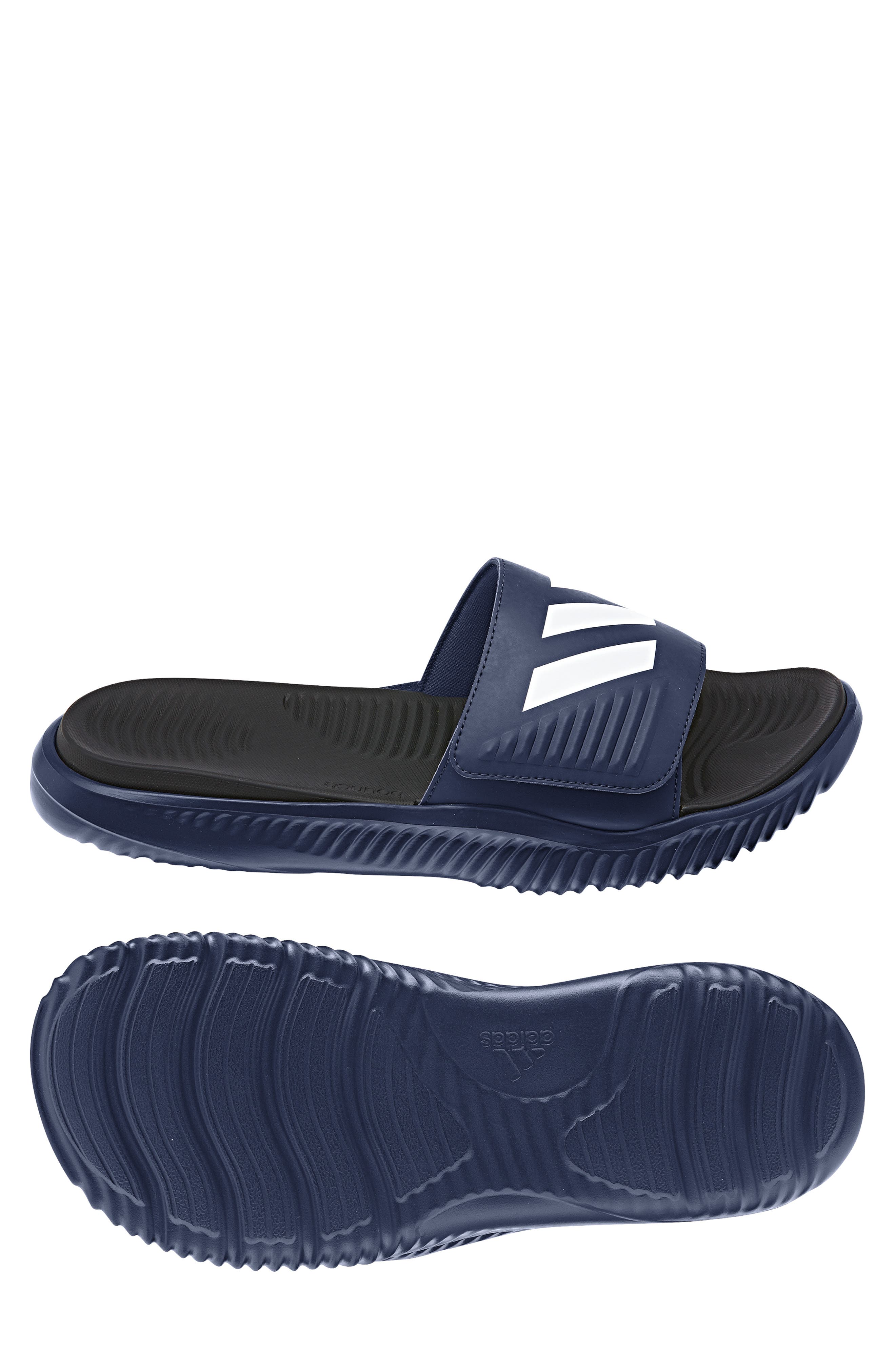 adidas AlphaBounce Slide Sandal, Alternate, color, 