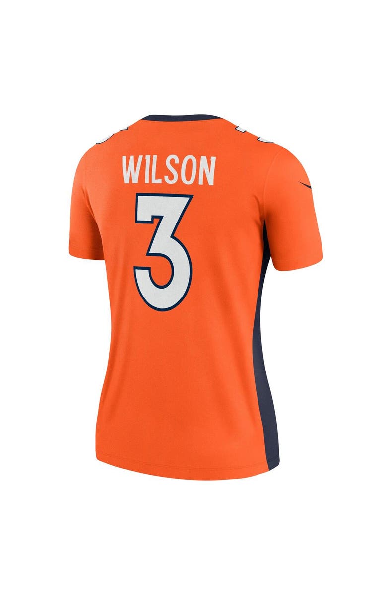 Nike Women's Nike Russell Wilson Orange Denver Broncos Alternate Legend Jersey, Alternate, color, 