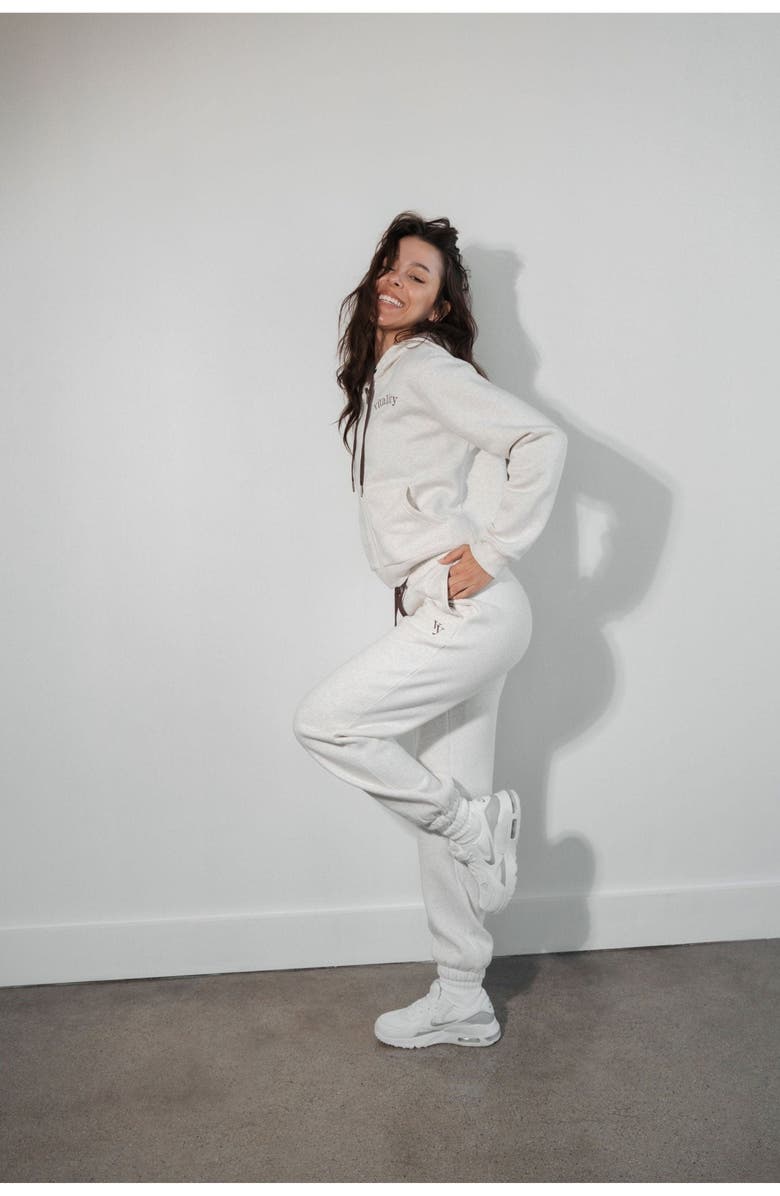 Vitality Cozy Uni Jogger, Alternate, color, Oat Marl