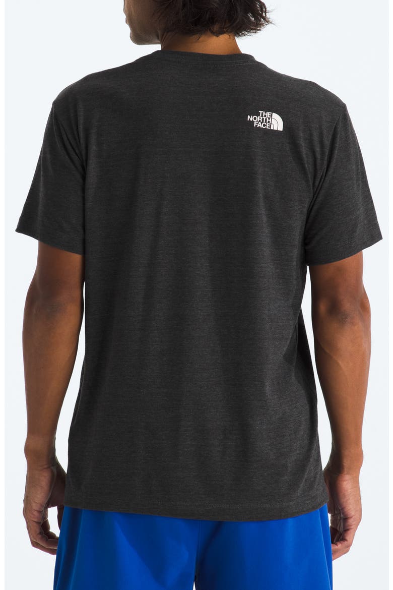 Mountain Logo T-Shirt, Alternate, color, TNF DARK GREY WHITE HEATHER