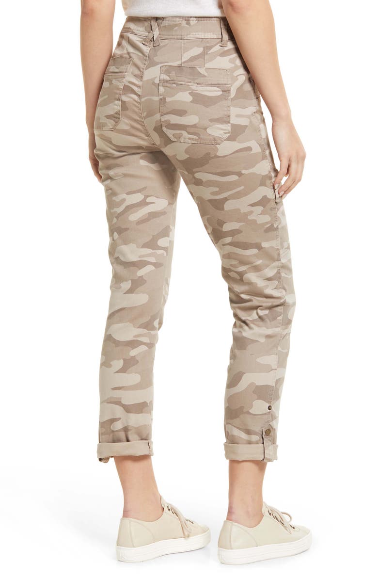 Wit & Wisdom 'Ab'Solution Camo High Waist Cuff Ankle Pants, Alternate, color,