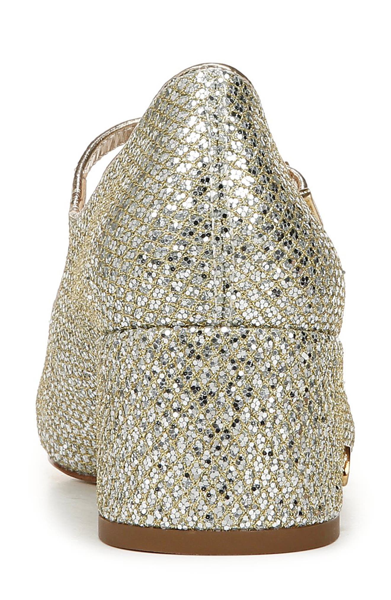 Eloisa Mary Jane Pump, Alternate, color, SILVER/ GOLD