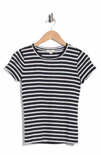 Stripe Crewneck T-Shirt