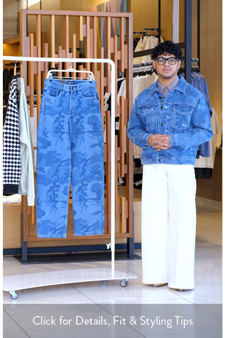 Vans Skate Check-5 Loose Camo Print Denim Jeans (Men) | Nordstrom