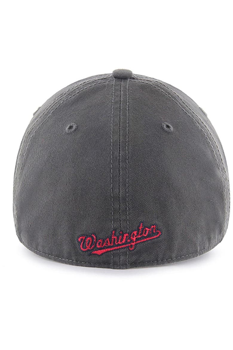 Men's '47 Graphite Washington Nationals Franchise Fitted Hat, Alternate, color, Graphite