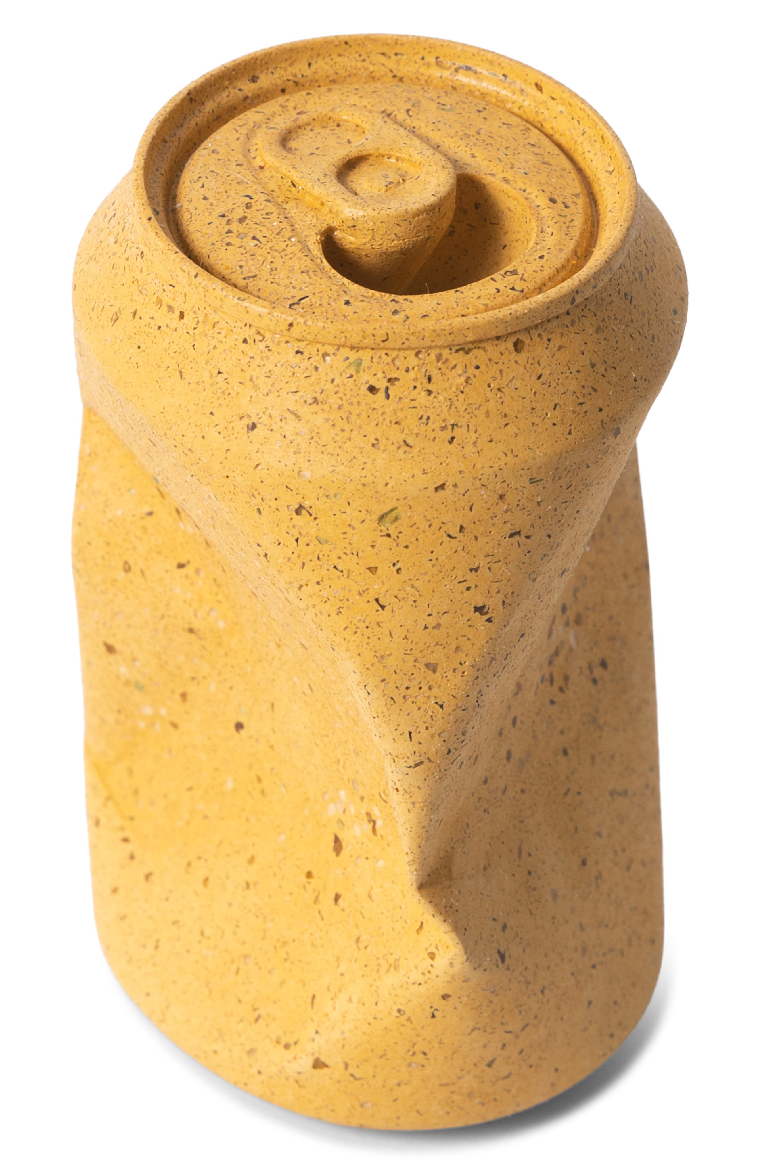 Pretti.Cool Soda Can Vase in Marigold Terrazzo 