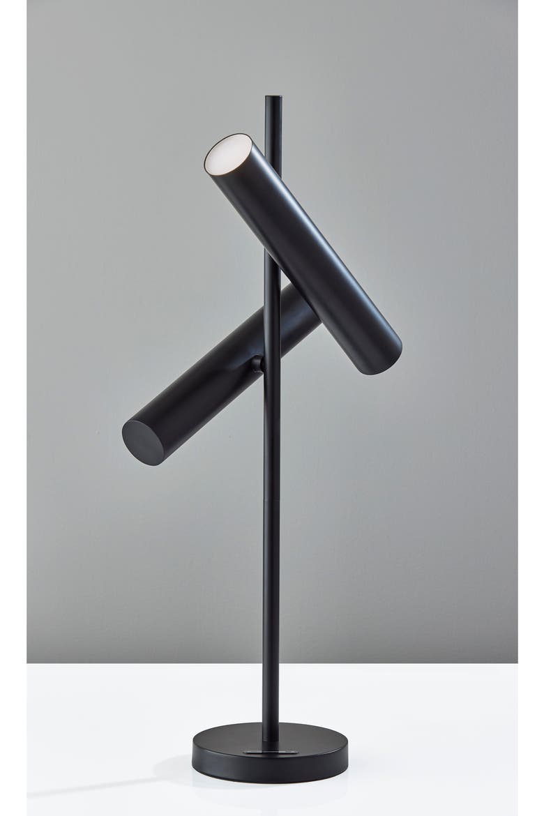 Greer LED Table Lamp, Alternate, color, BLACK