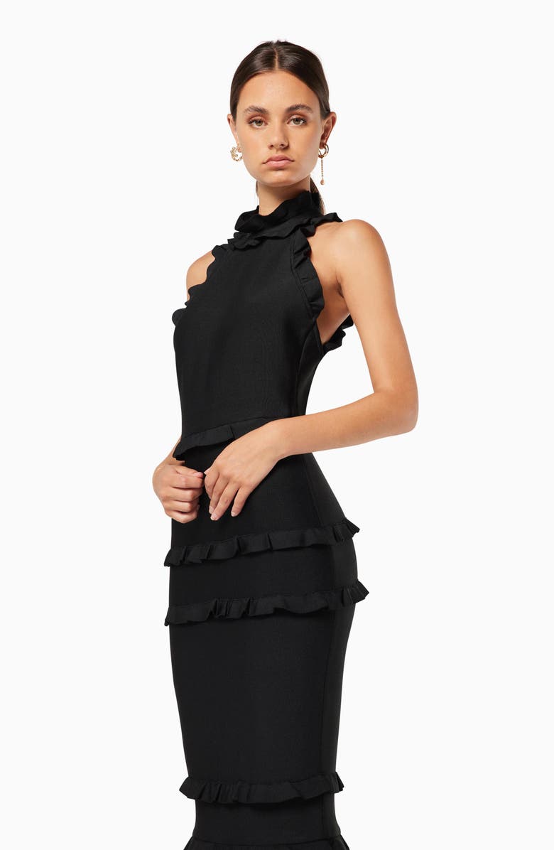 Elliatt Theatrical Tiered Mermaid Gown, Alternate, color, 