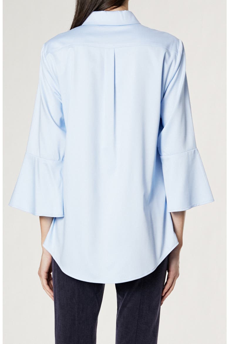 Olivia Bell Cuff Maternity/Nursing Shirt, Alternate, color, BLUE