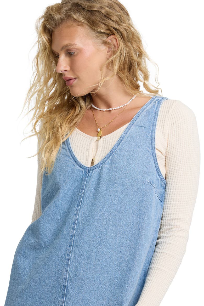 Lyla Saltwashed Minidress, Alternate, color, SEA BLUE