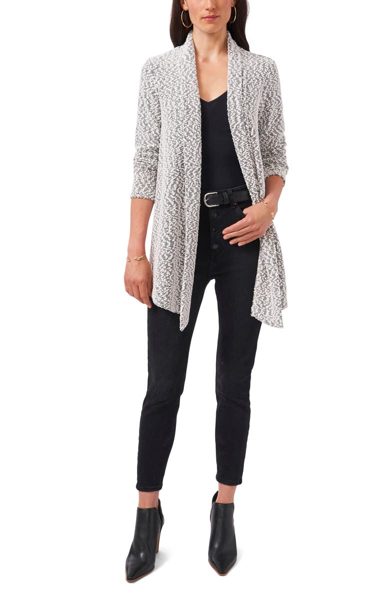 Vince Camuto Open Front Long Cardigan, Alternate, color, 
