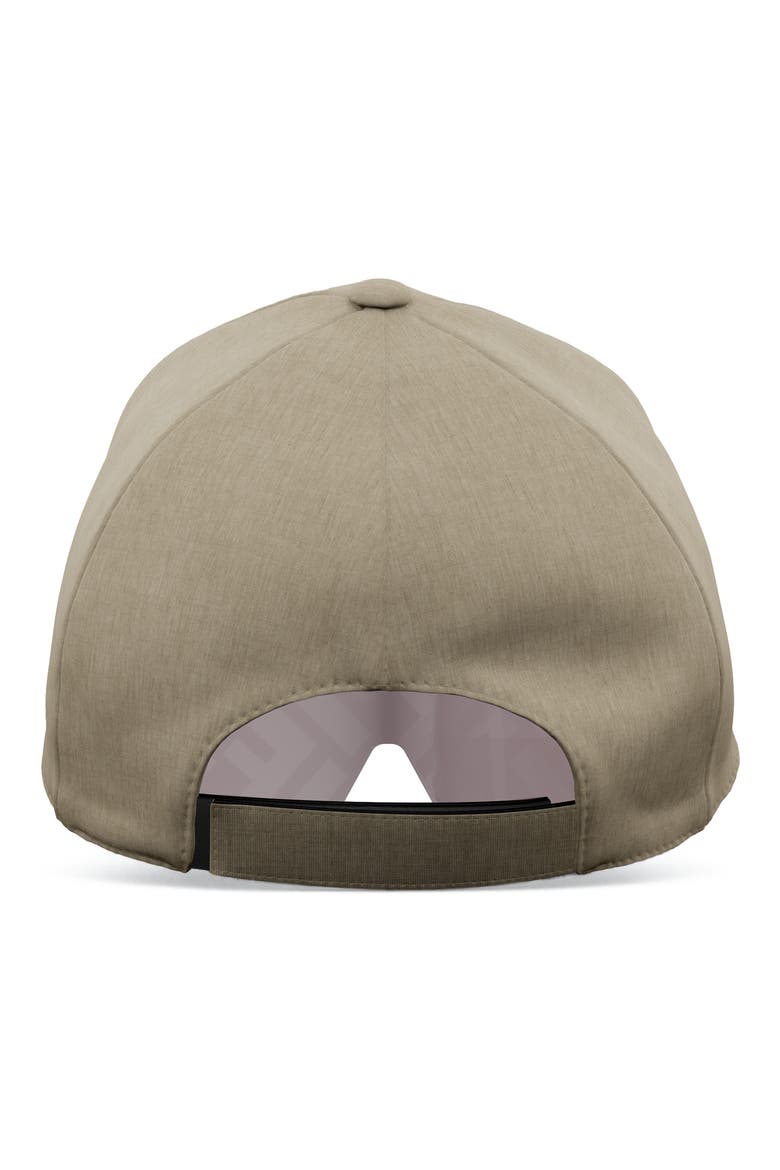 'Fendi Eyecap Baseball Cap with Mask Sunglasses, Alternate, color, BEIGE/ BORDEAUX MIRROR