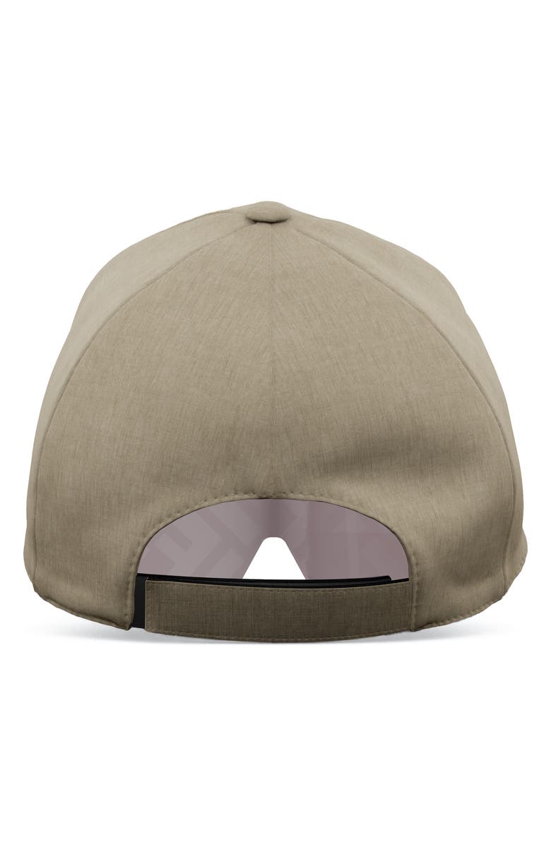 Fendi 'Fendi Eyecap Baseball Cap with Mask Sunglasses, Alternate, color, Beige/ Bordeaux Mirror
