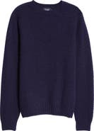 Drake's Brushed Shetland Lambswool Crewneck Sweater