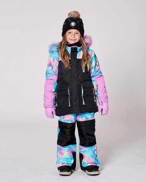 Deux Par Deux Two-piece Play Snowsuit In Multi