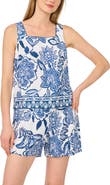 CeCe Floral Print Tank & Shorts Set