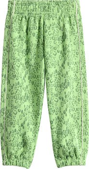 Mini Rodini Kids' Mini Leopard Print Organic Cotton Joggers