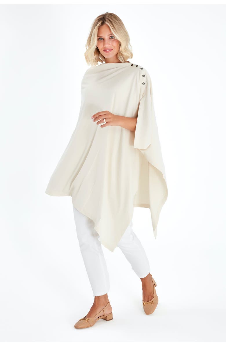 Accouchée Four in One Multipurpose Supreme Cotton Cape, Alternate, color, Beige