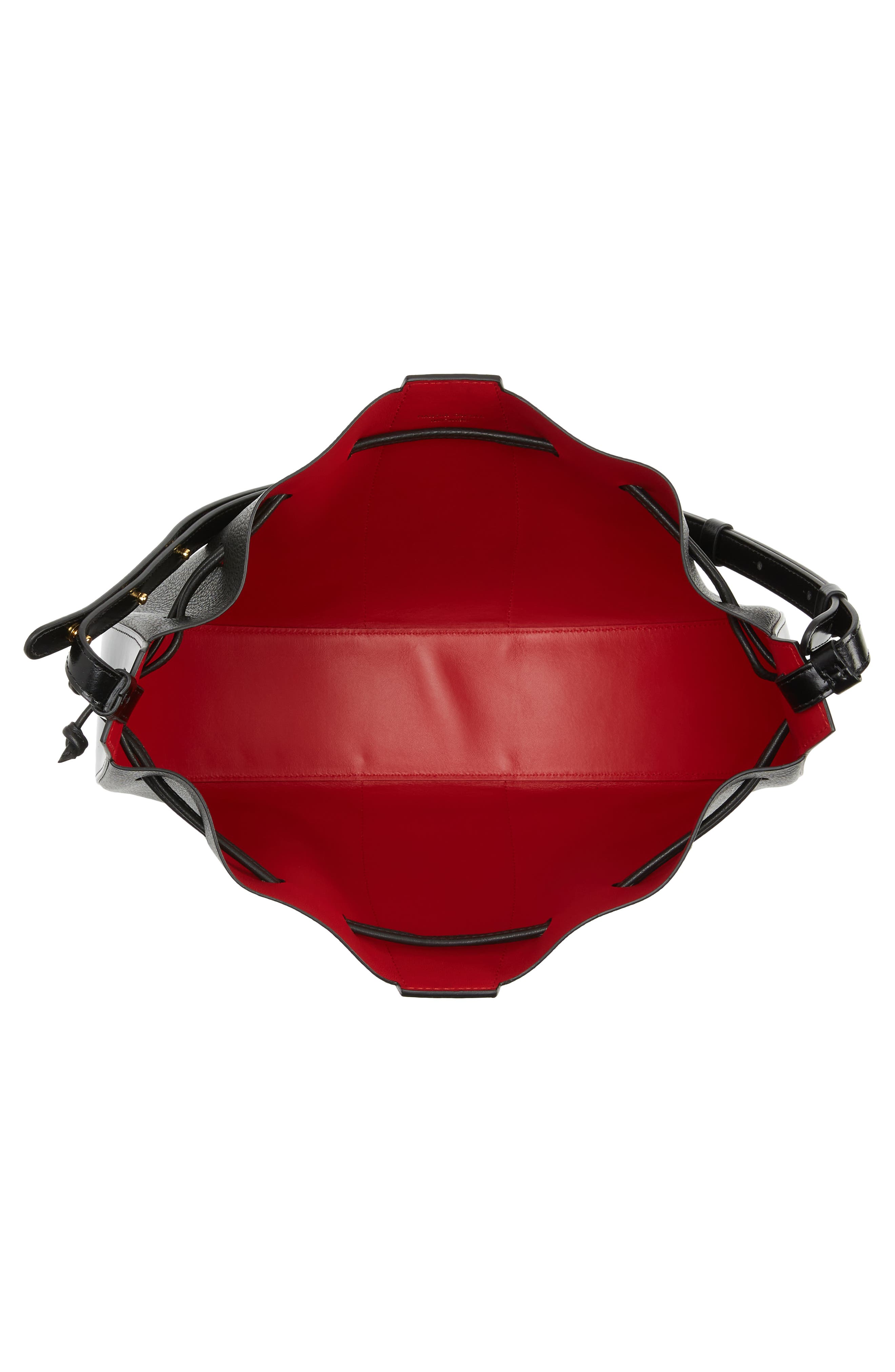 Mansur Gavriel Lilium Leather Bucket Bag, Alternate, color, 